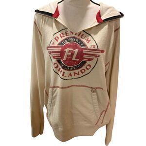 Premium 51 Red Thread Series Orlando, Florida Hoodie Pouch Pocket Wmn Size Small
